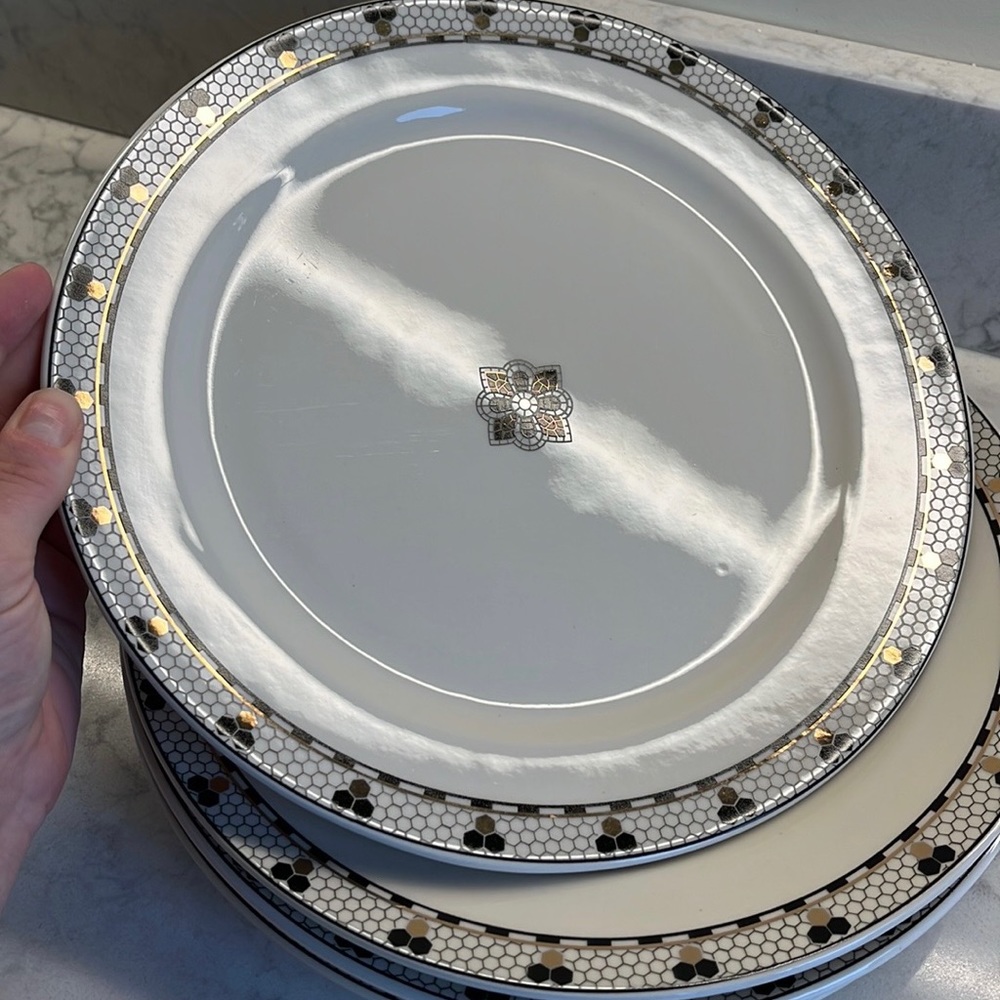 Anthropologie Bistro Dinner Plates